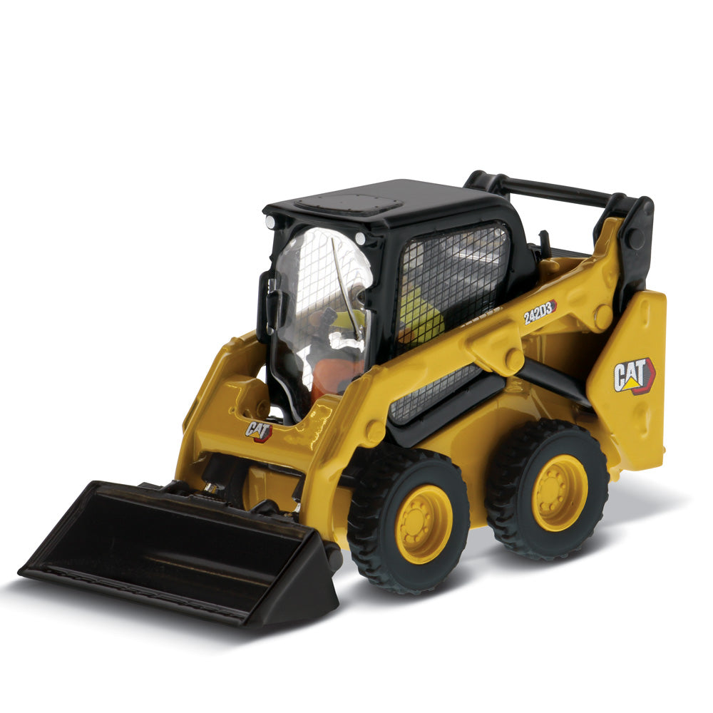 Miniatura Colecionável - Carregador Compacto CAT 242D3 - Escala 1:50