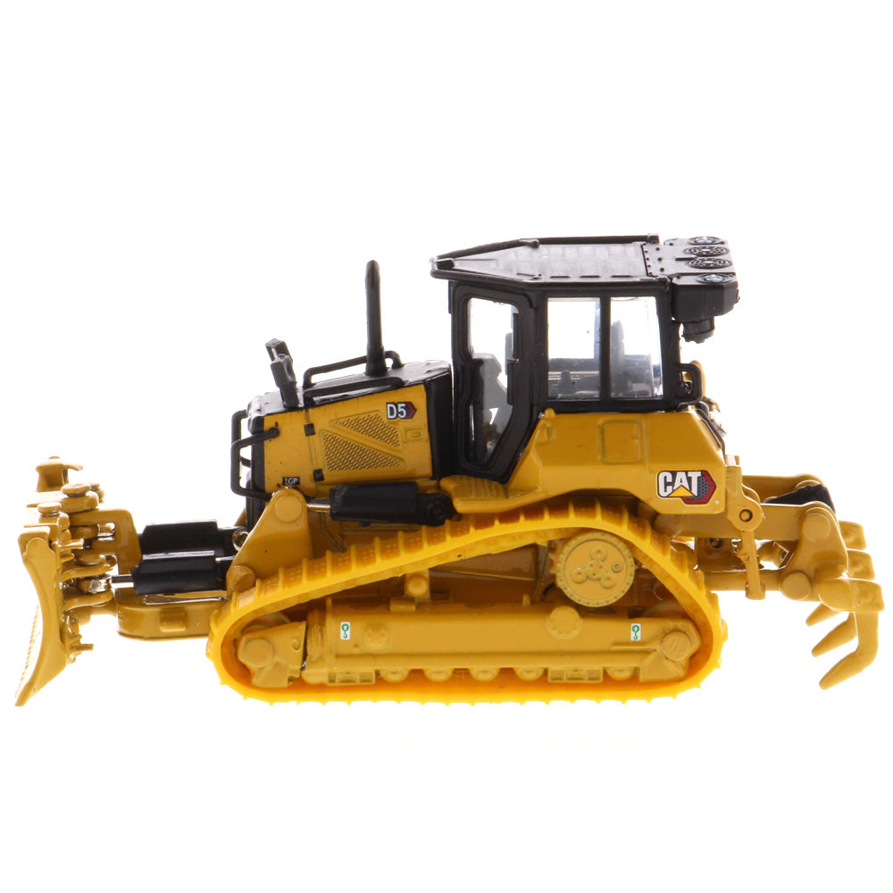 Miniatura Colecionável - Trator de Esteira CAT D5 - Escala 1:87